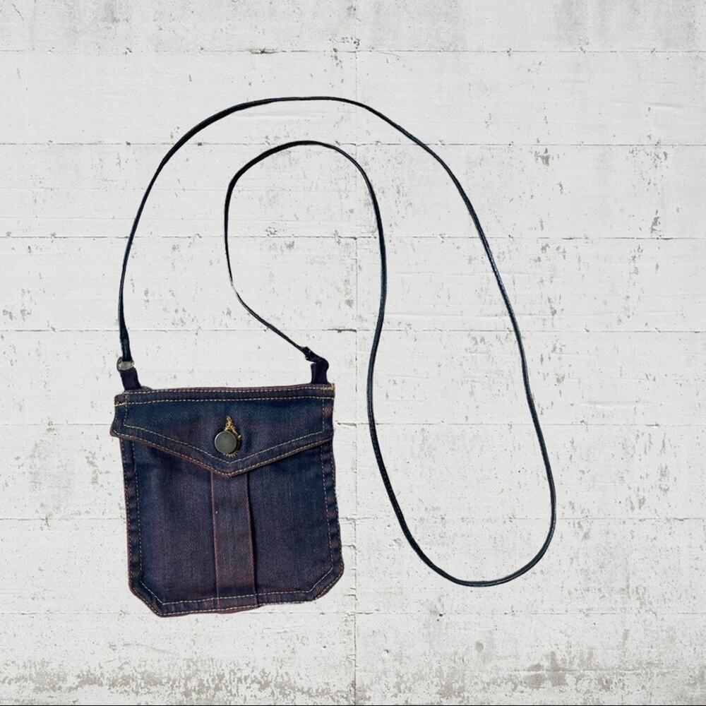 Small denim crossbody